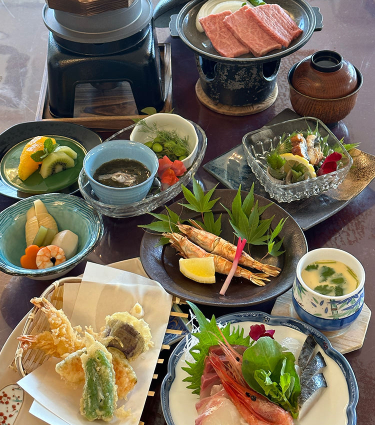 松会席プランのお料理イメージ